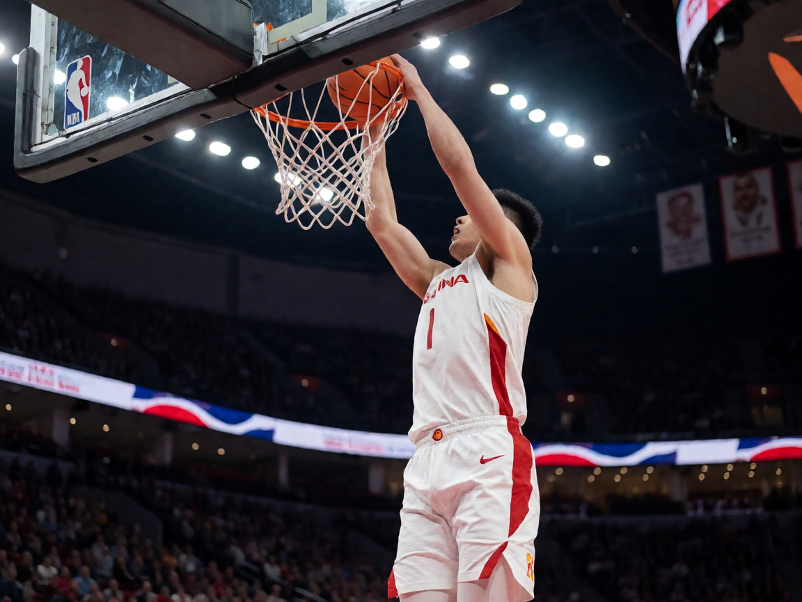 篮球赛事精彩扣篮，球员在球场拼搏，6686体育提供NBA篮球赛事